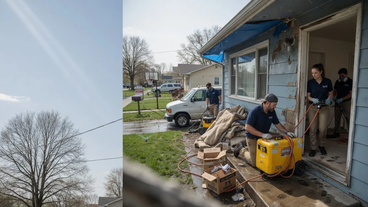 Basement Flood Cleanup in Greenview, IL near me